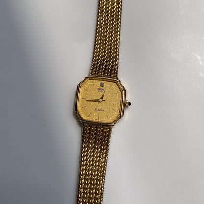 Vintage Seiko Exceline Gold Plated Square Watch