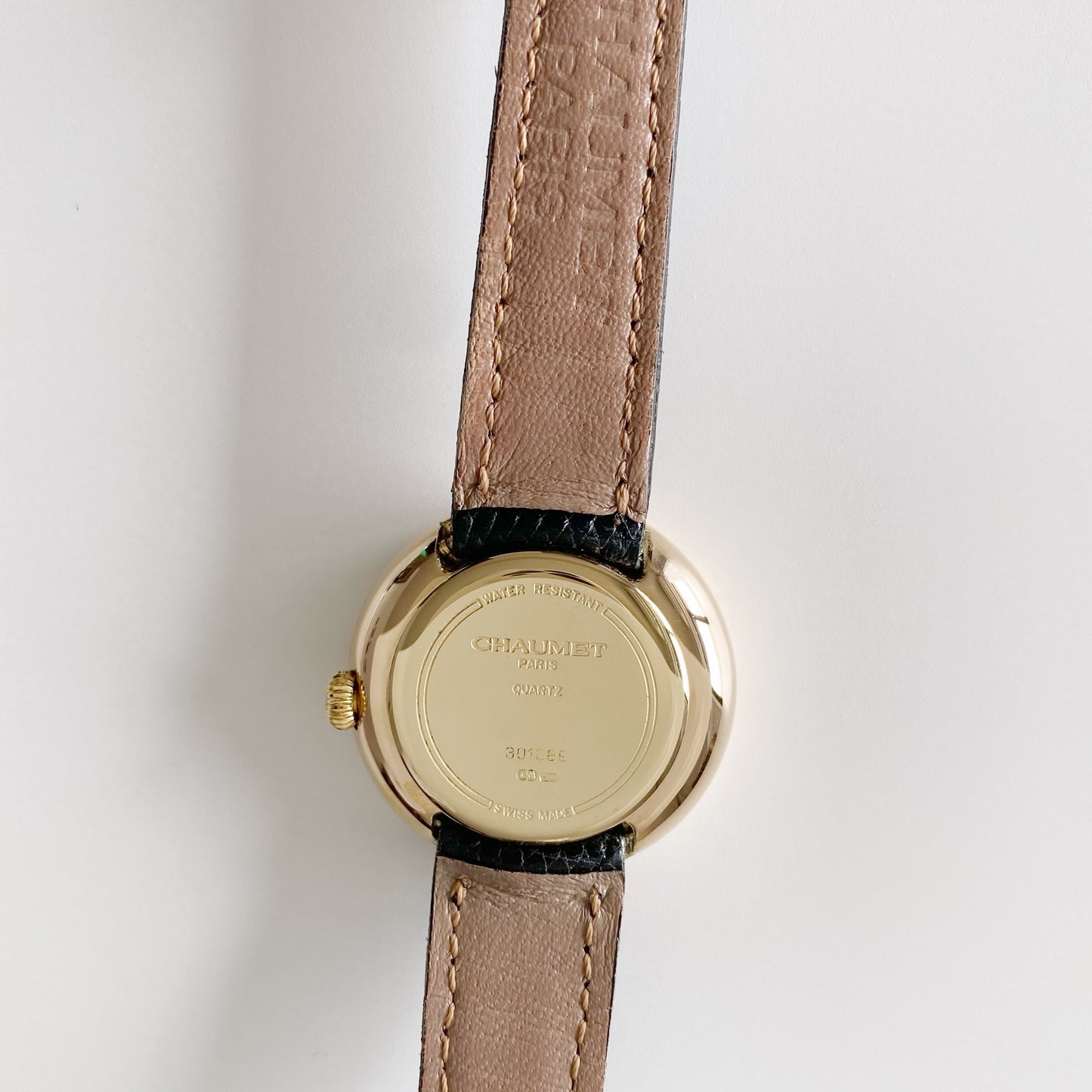 Chaumet 1980s 18K solid gold watch