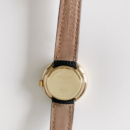Chaumet 1980s 18K solid gold watch