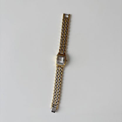 Givenchy 1990s Two Tone Gold Plated Watch