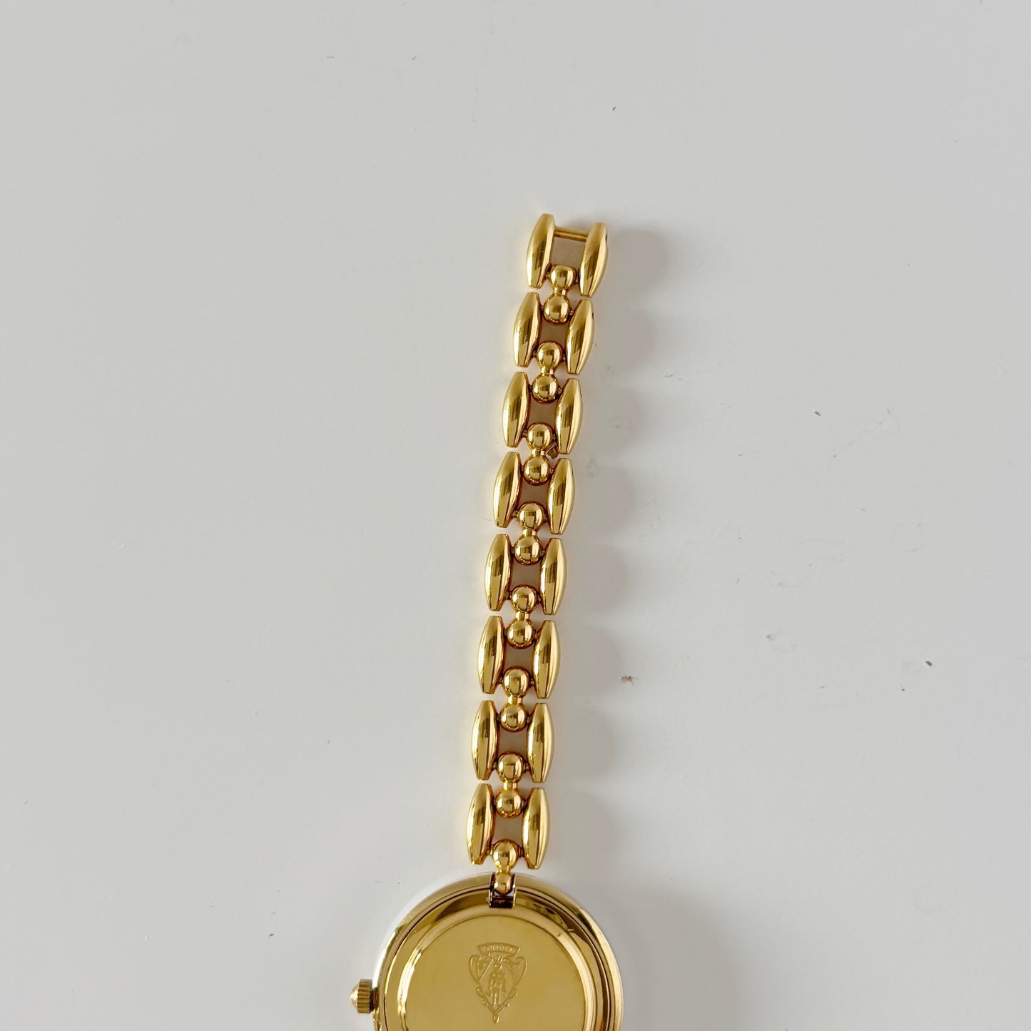 Gucci 1990s Interchangeable Bezel Gold Plated Watch with 6 bezels, case (160mm)