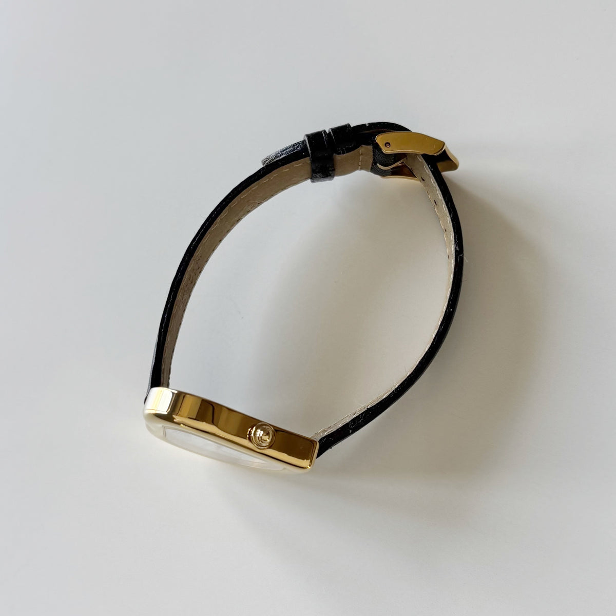 Yves Saint Laurent 1990s Heart Shaped Dial Gold Plated Watch