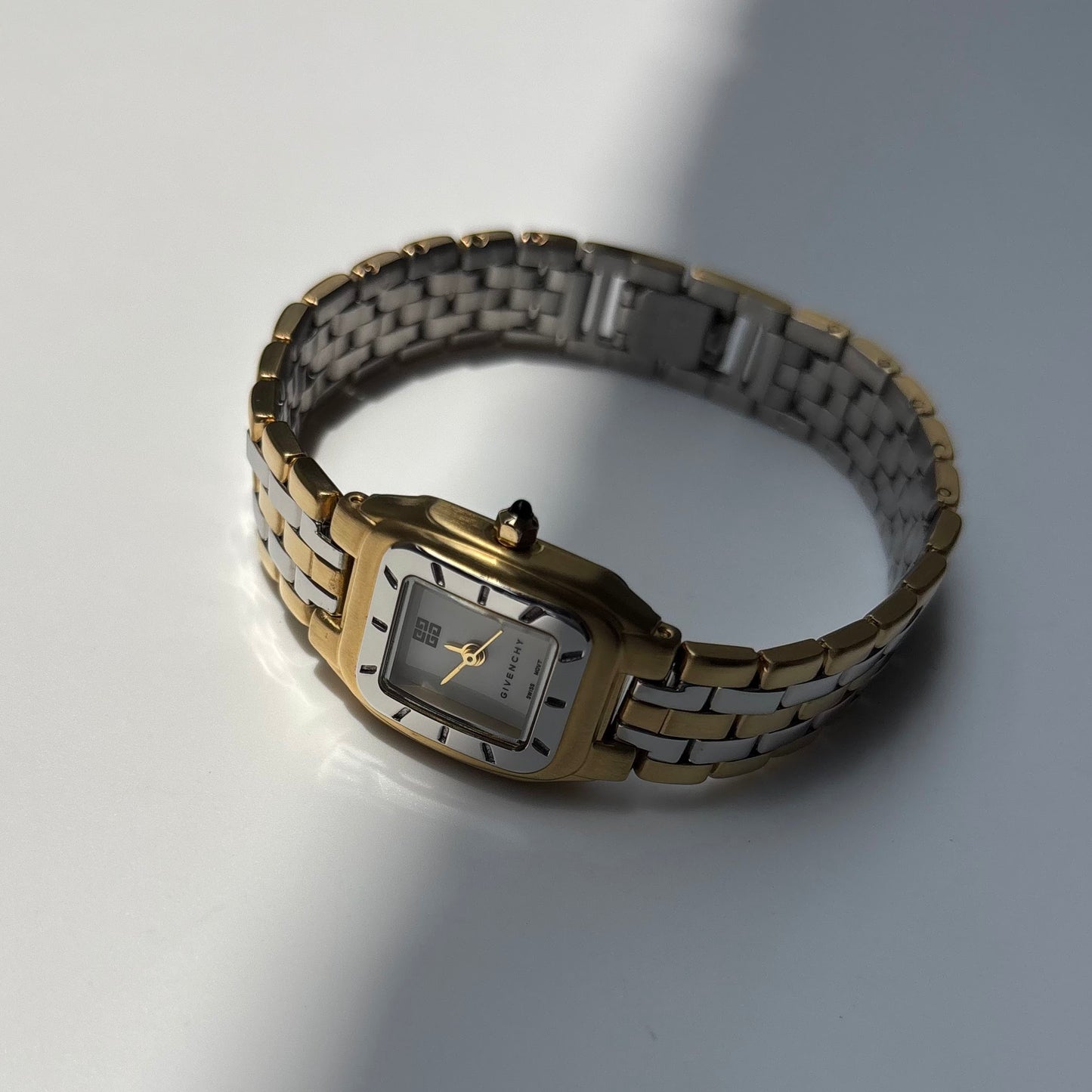 Givenchy 1990s Two Tone Gold Plated Watch