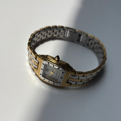 Givenchy 1990s Two Tone Gold Plated Watch