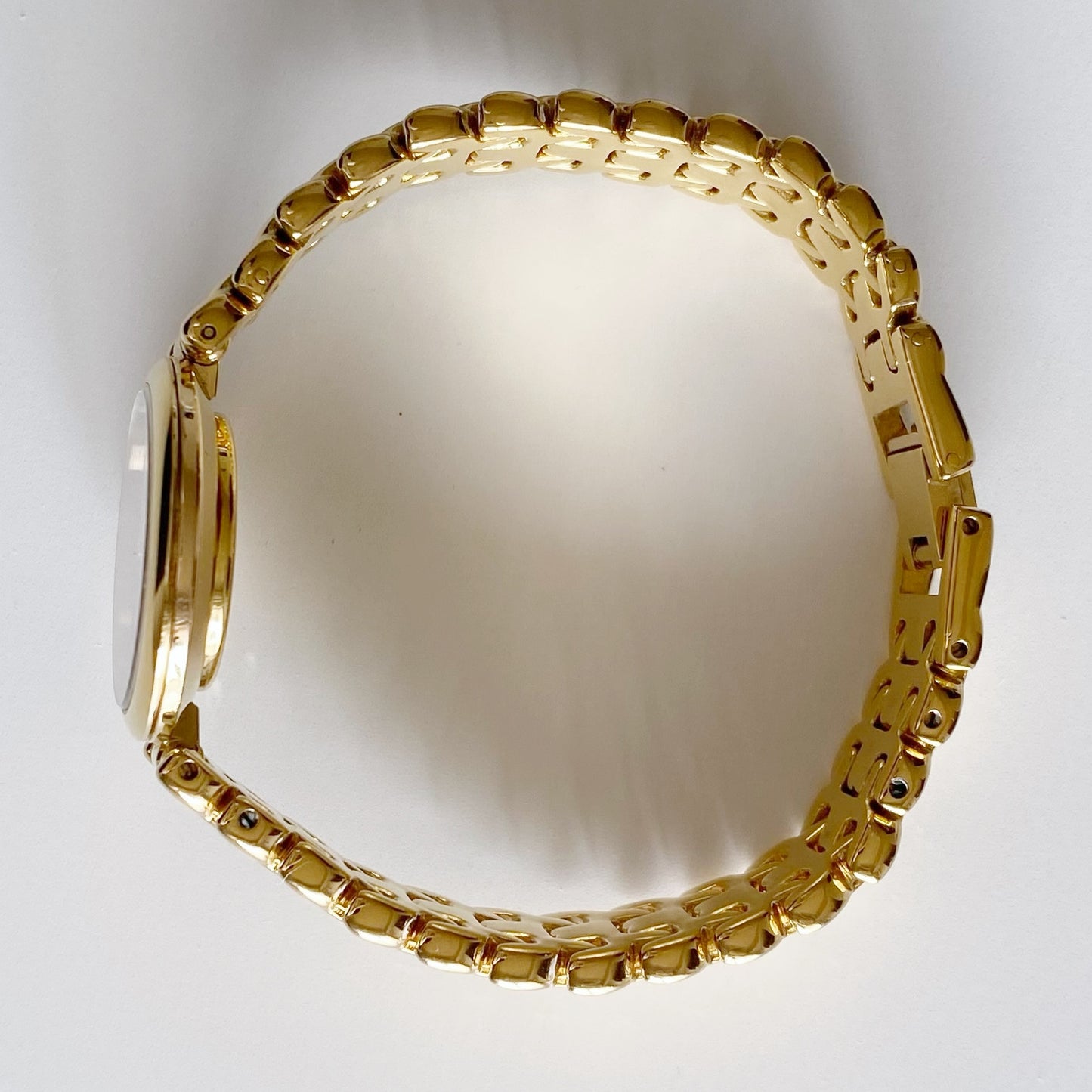 Dior 1990s Seashell Dial Round Watch
