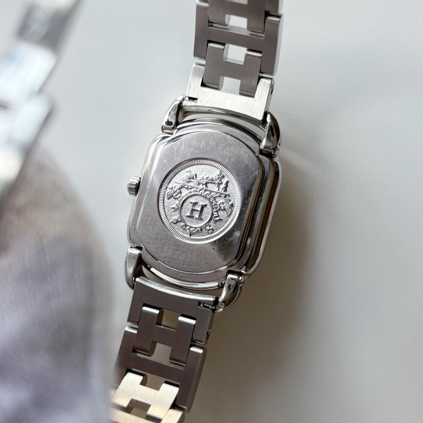 Hermes 1990s Rallye Two Tone Gold Plated Watch