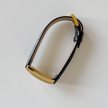 Gucci 1990s Tank Gold Plated Watch