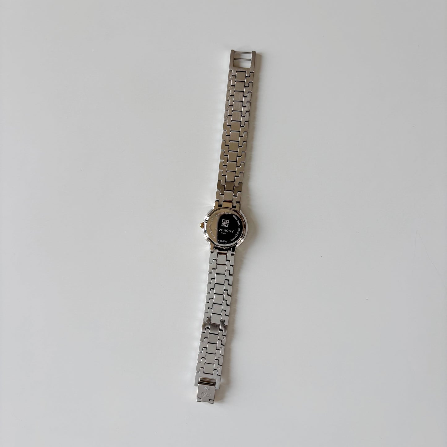 Givenchy 1990s Round Dial Two Tone Watch