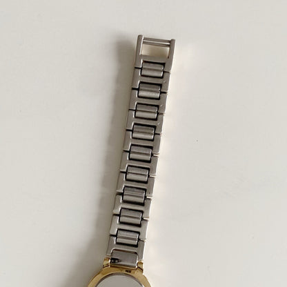 Yves Saint Laurent 1990s Two Tone Watch