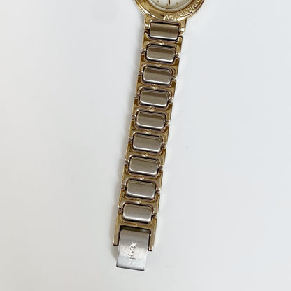 Yves Saint Laurent Round Two Tone Watch