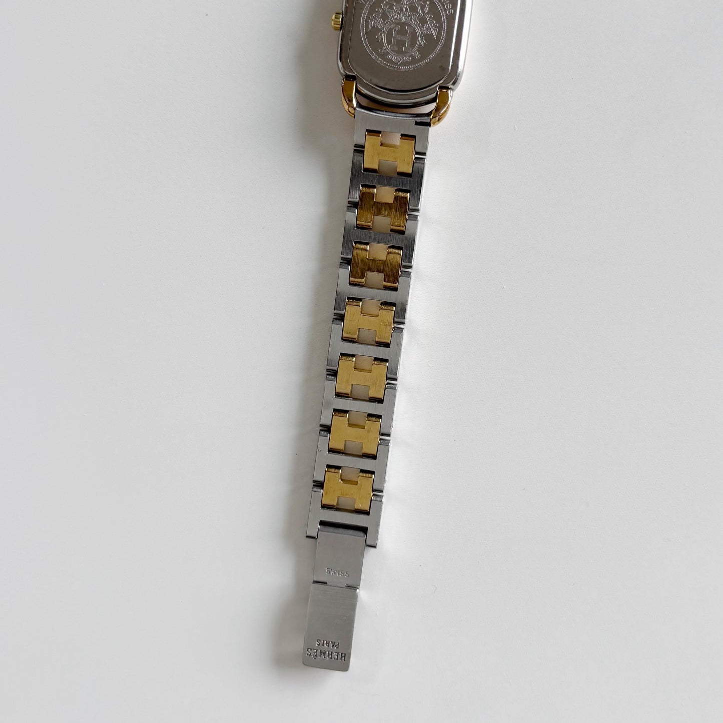 Hermes 1990s Rallye Two Tone Watch