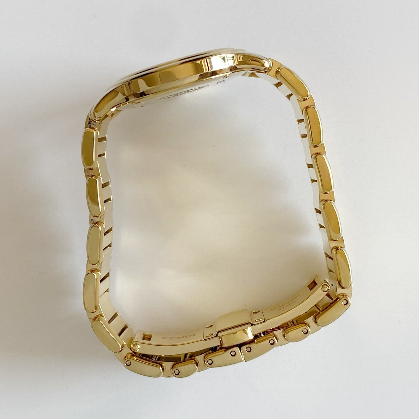 Fendi 1990s Gold Plated Watch