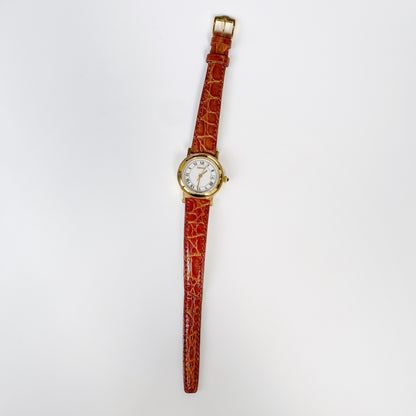 Gucci 1990s Date Round Watch (Women's)