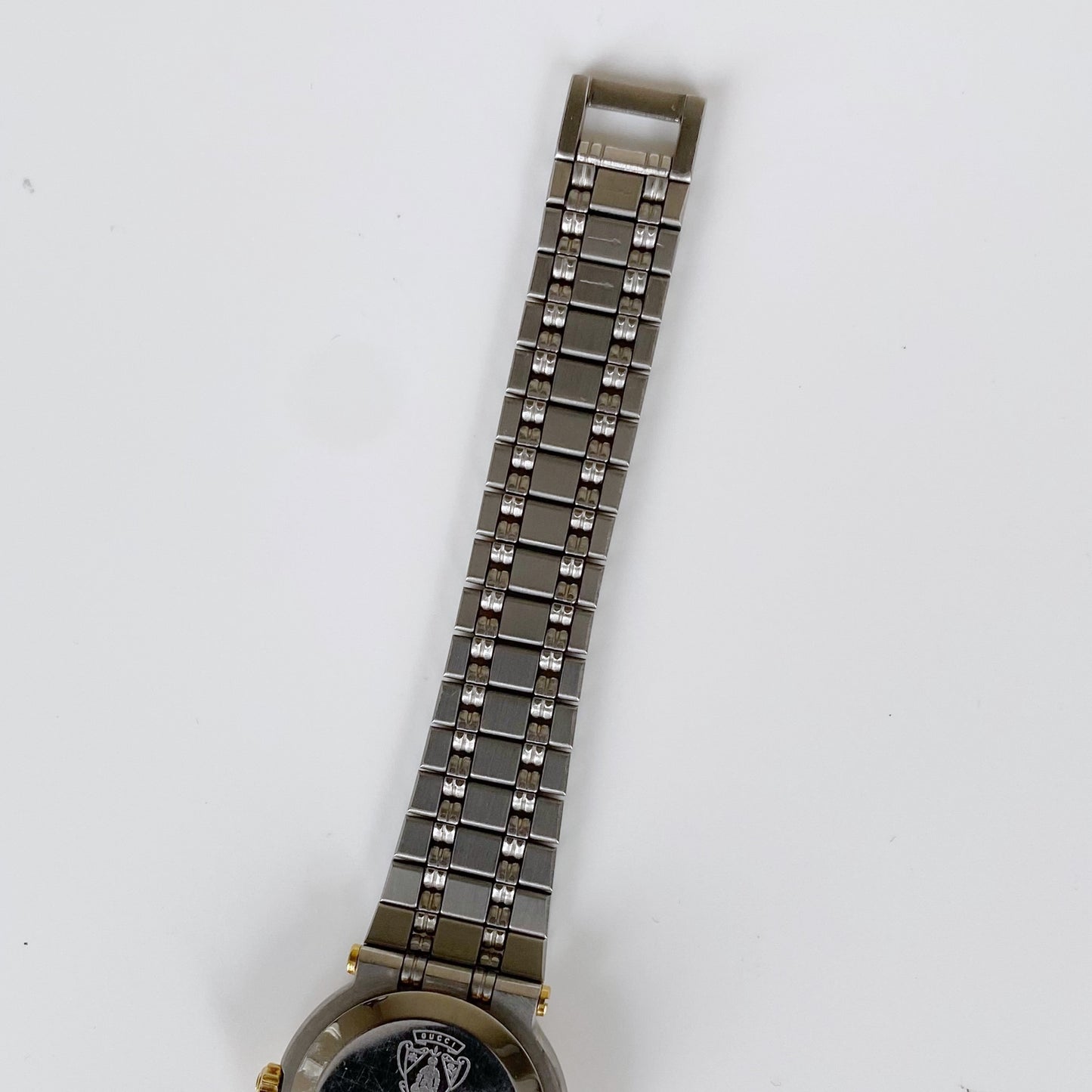 Gucci 1990s Date Gold Plated Two Tone Watch