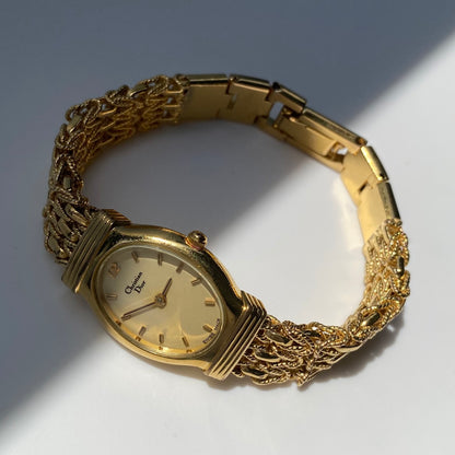 Dior 1990s Gold Plated Watch