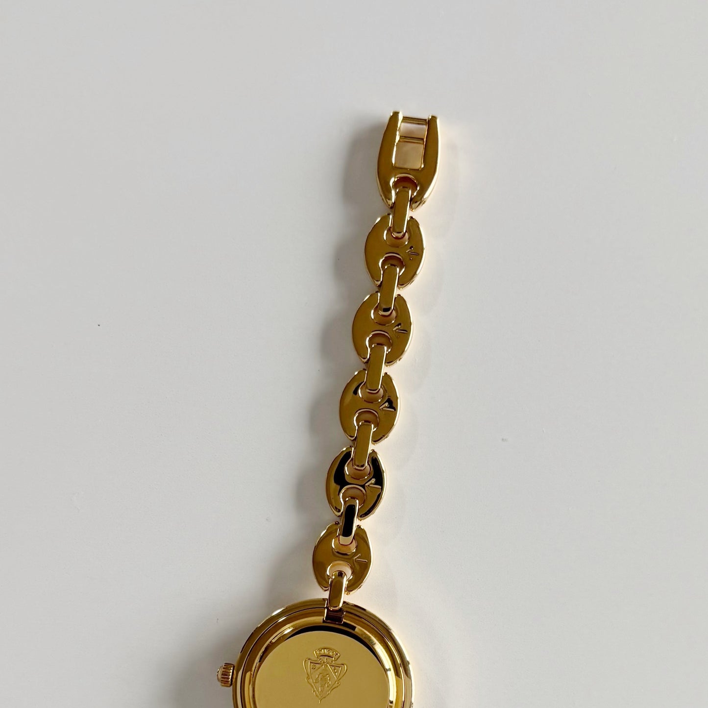 Gucci 1990s Interchangeable Bezel Gold Plated Watch with 6 bezels, case (165mm)