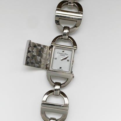 Dior Early 2000s Pandior Stainless steel Watch