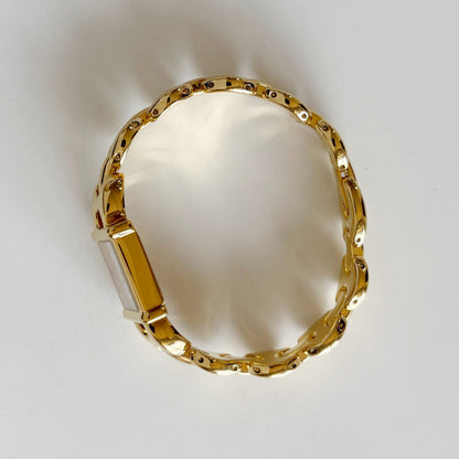 Gucci 1990s Interchangeable Strap Gold Plated Watch