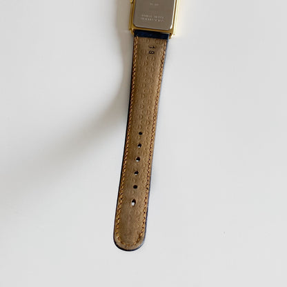 Dior 1990s CD Logo Tank Watch (Large)