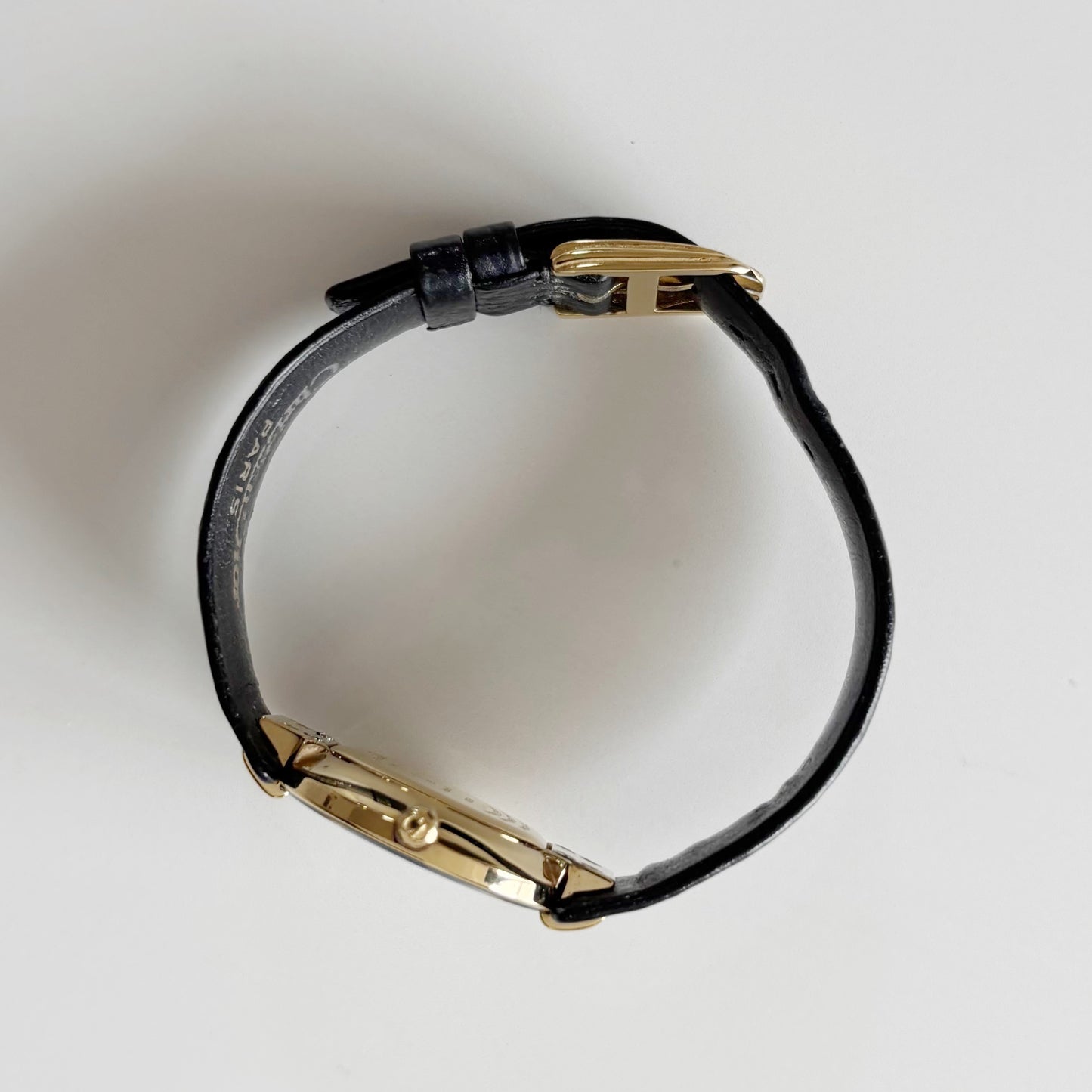 Dior 1990s Seashell Dial Gold Plated Watch