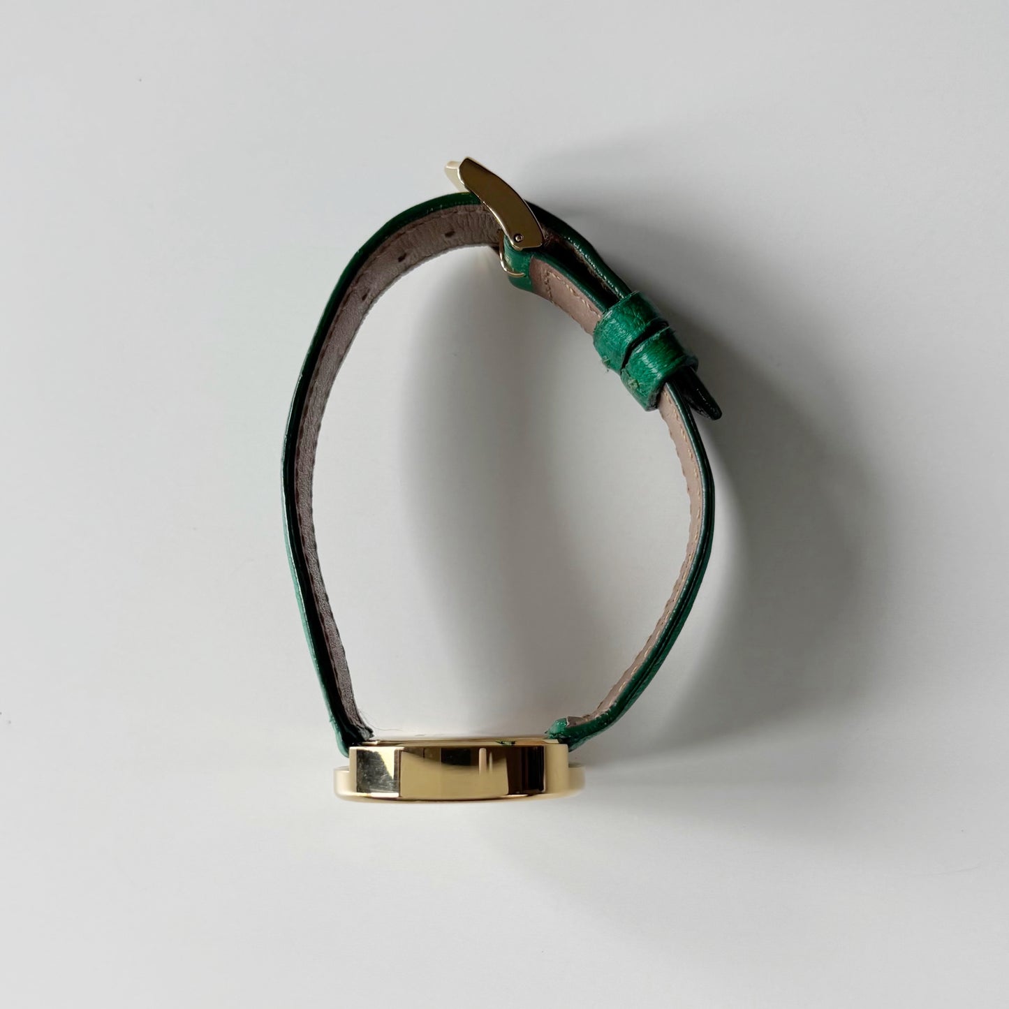 Yves Saint Laurent 1990s Round Dial Gold Plated Watch