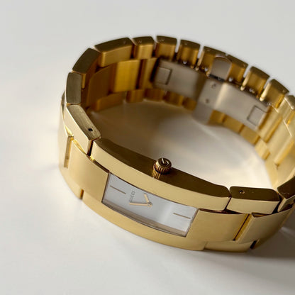 Gucci 1990s Gold Plated Watch (Large)