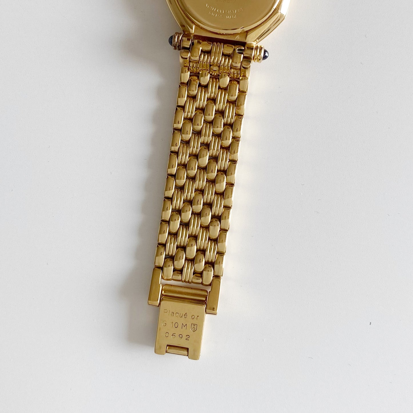 Dior 1990s Octagon Gold Plated Watch