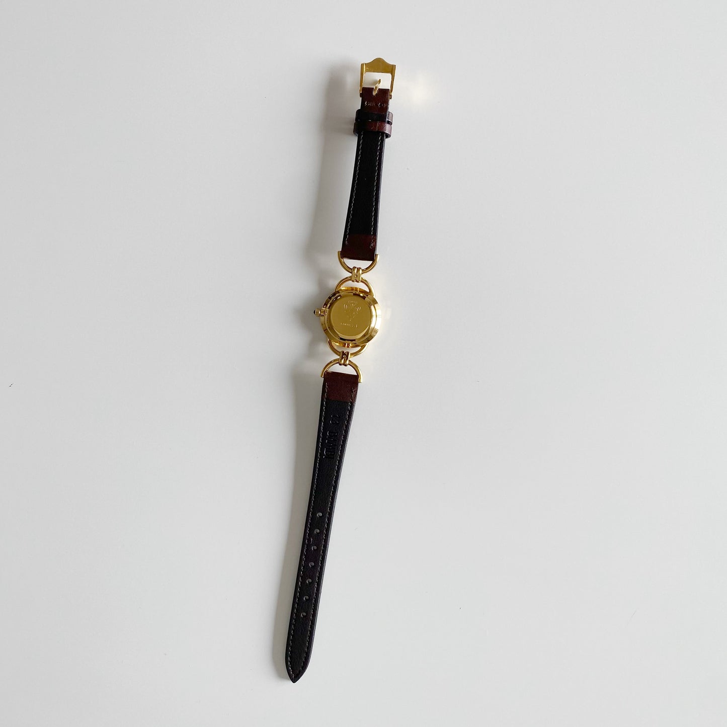 Gucci 1990s Seashell Dial Round Watch