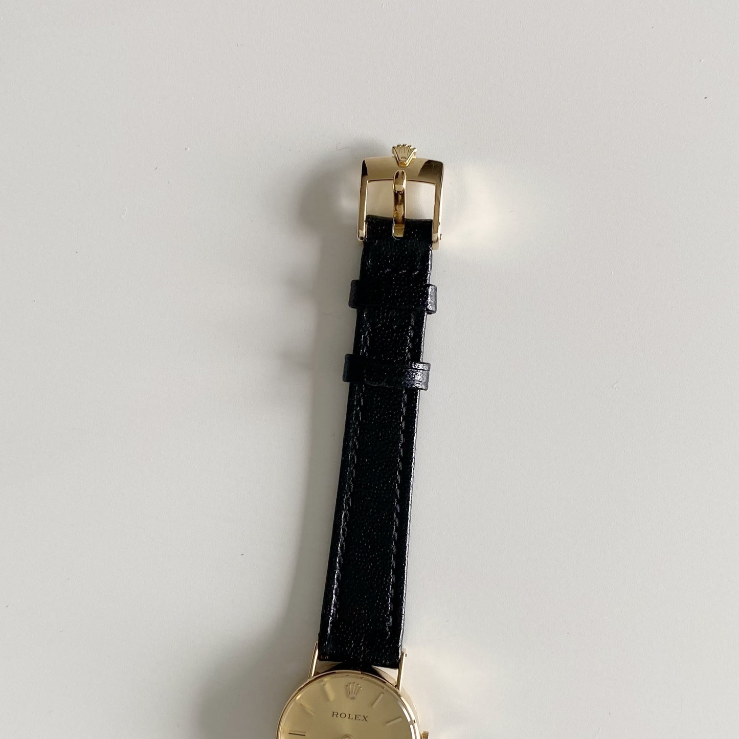 Rolex 1975 Orchid 18K Case Manual Wind Watch