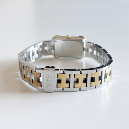 Hermes 1990s Croisier Two Tone Watch