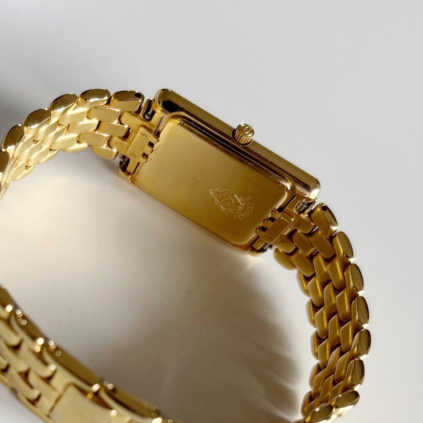 Gucci 1990s Tank Gold Plated Watch