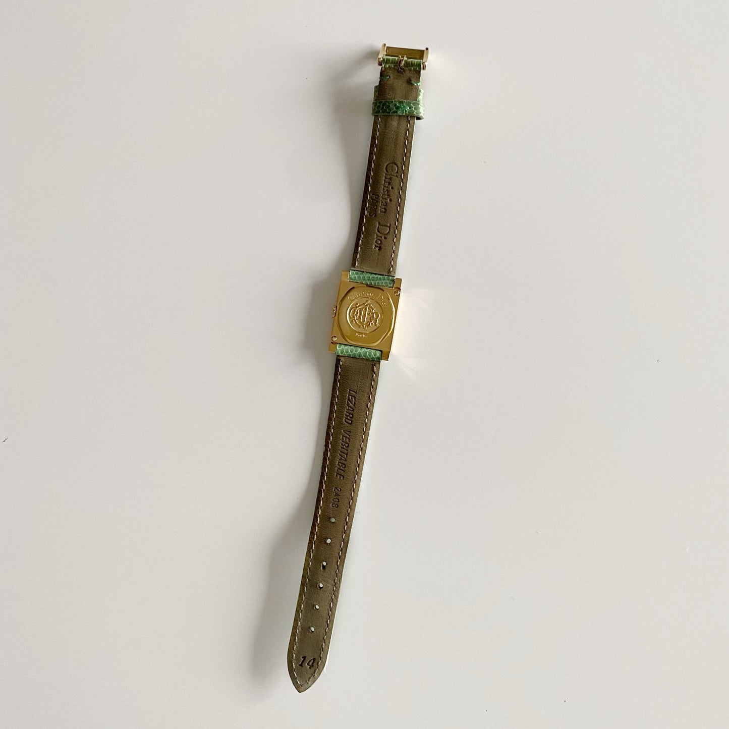 Dior Early 2000s La Parisienne Gold Plated Interchangeable Watch with 3 straps, case