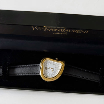 Yves Saint Laurent 1990s Heart Shaped Watch