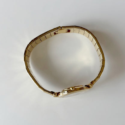 Dior 1990s Round Dial Gold Plated Watch