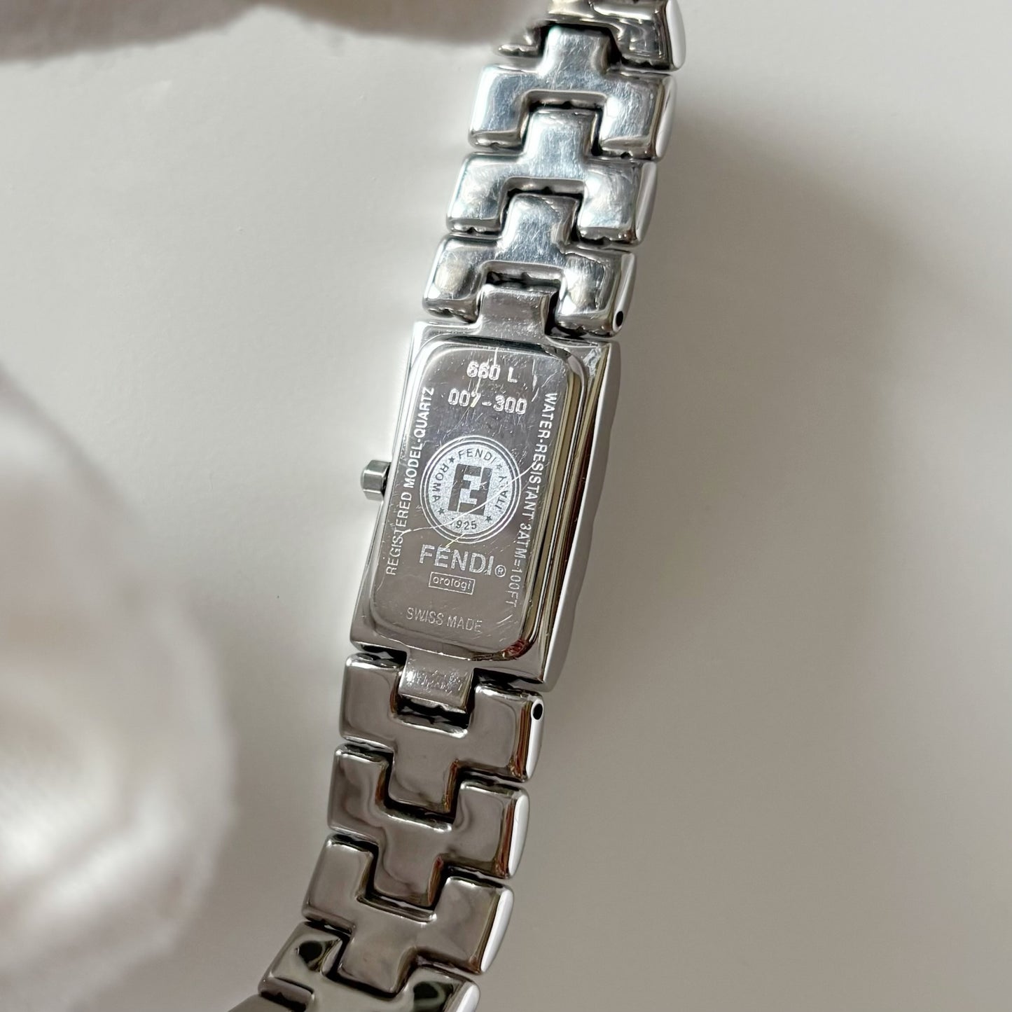 Fendi 1990s Stainless steel Watch