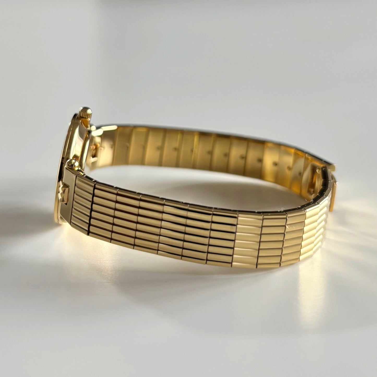 Dior 1990s Round Dial Gold Plated Watch