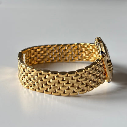 Dior 1990s Octagon Dial Gold Plated Watch