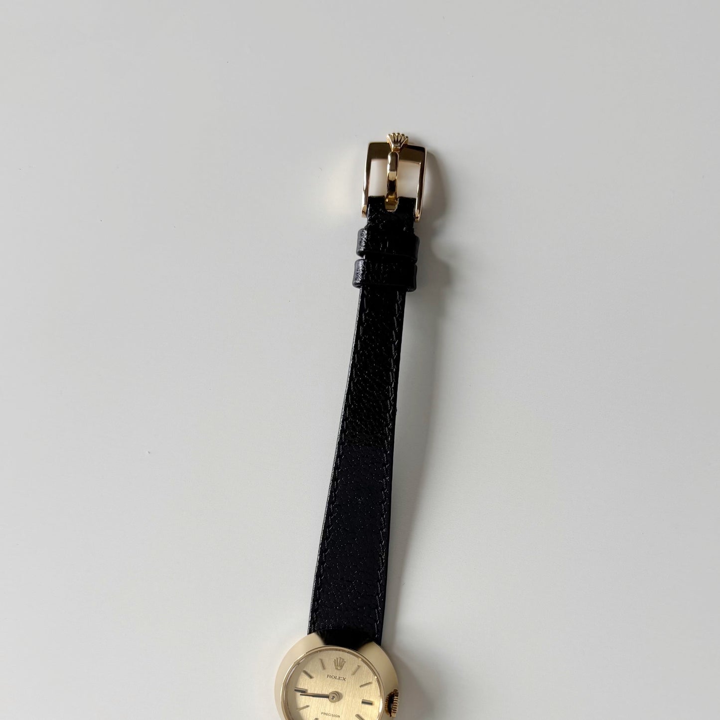 Rolex 1972 Chameleon Precision 18K Gold Case Interchangeable Strap Manual Wind Watch with straps, case