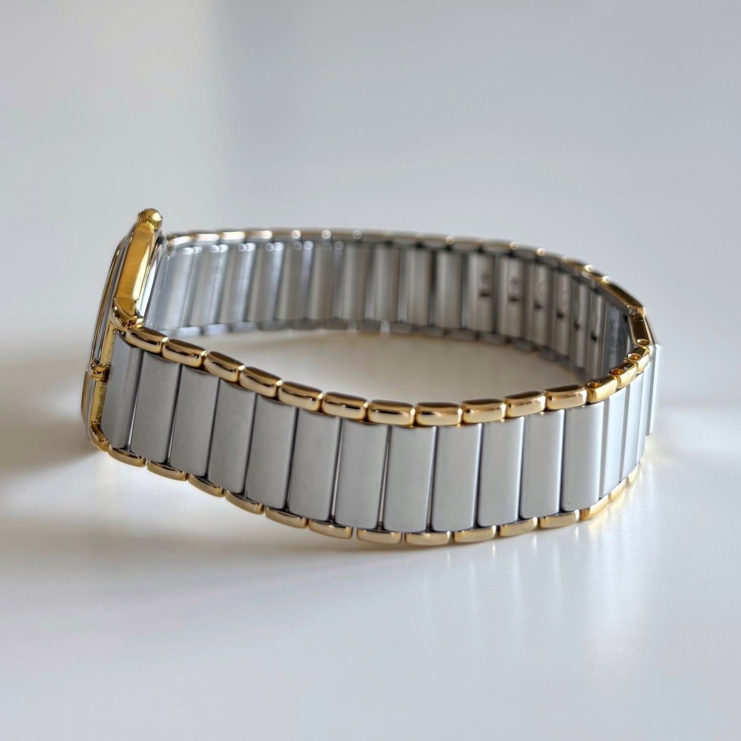 Yves Saint Laurent 1990s Round Dial Two Tone Watch