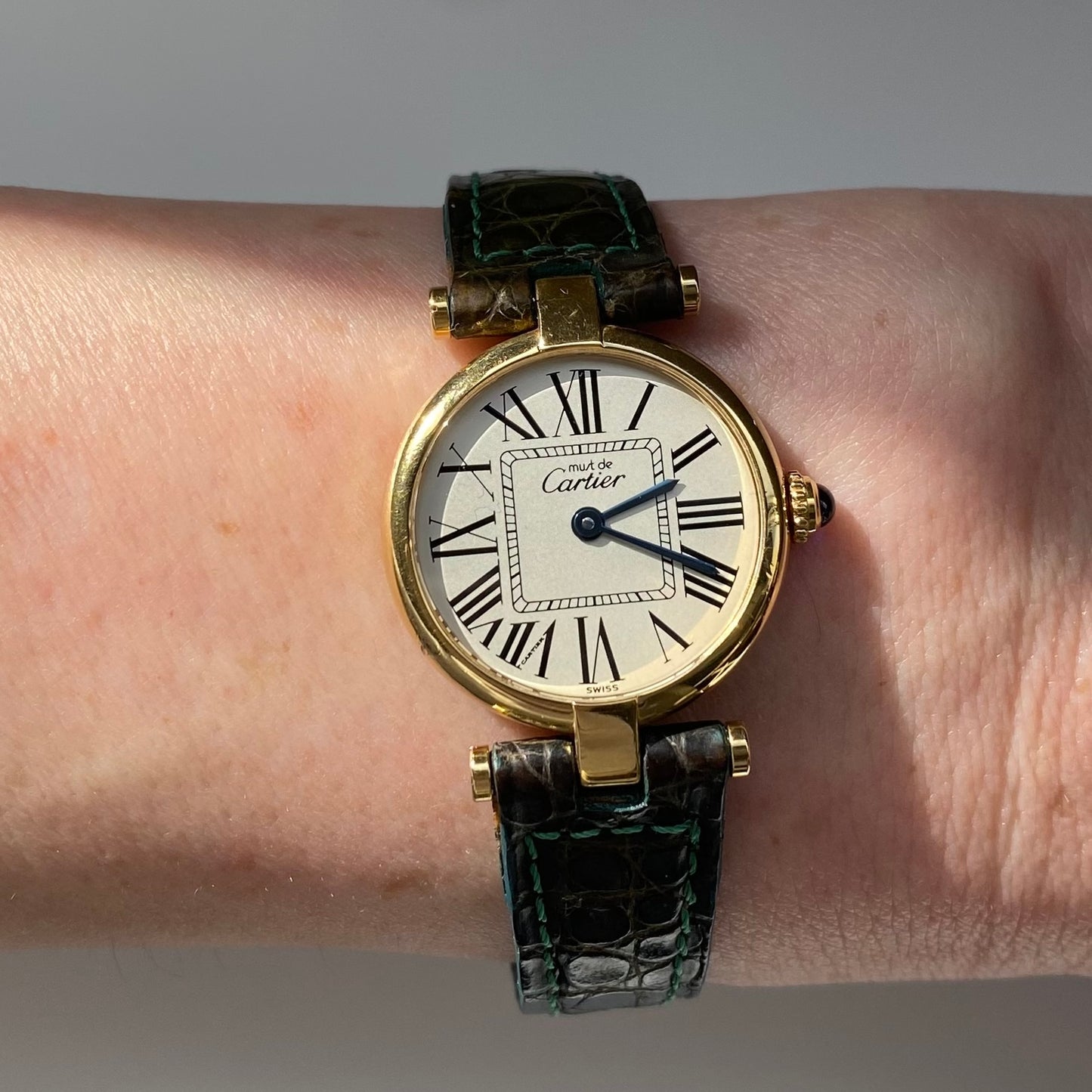 Cartier 1990s Must de Vendome Opaline Watch (SM)