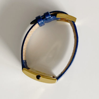 Fendi 1990s Tank Gold Plated Watch