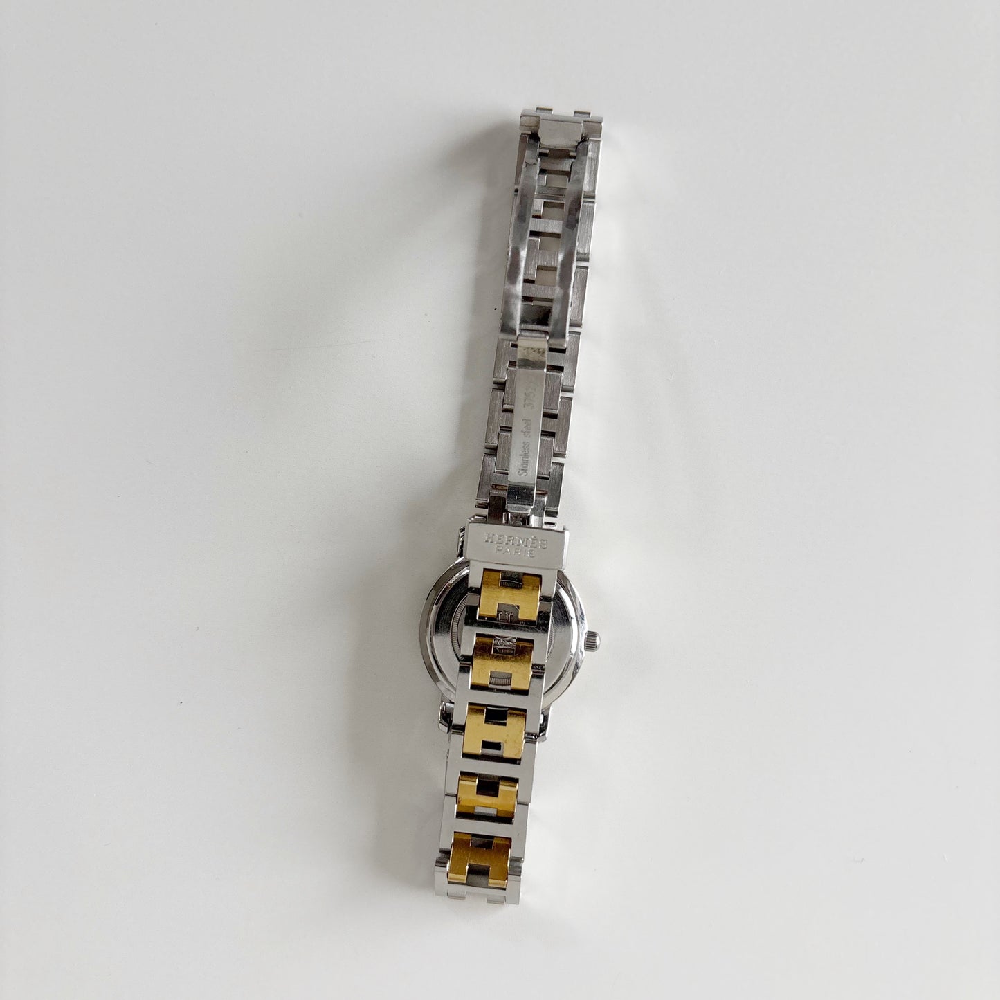 Hermes 1990s Clipper Two Tone Watch