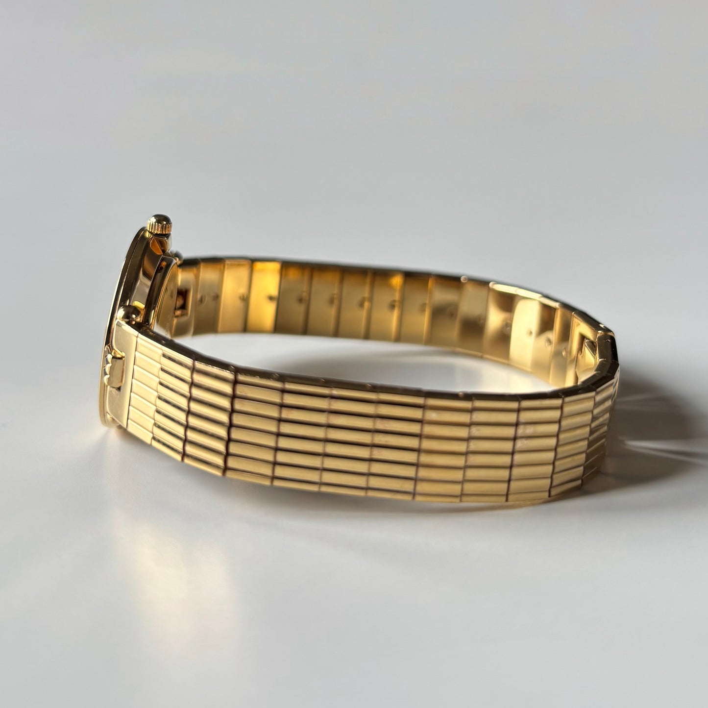 Dior 1990s Round Dial Gold Plated Watch