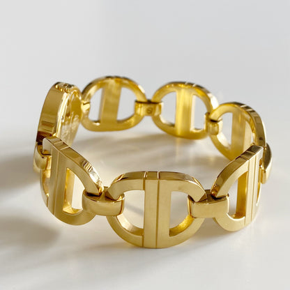 Dior Early 2000s Malice Gold Plated Watch