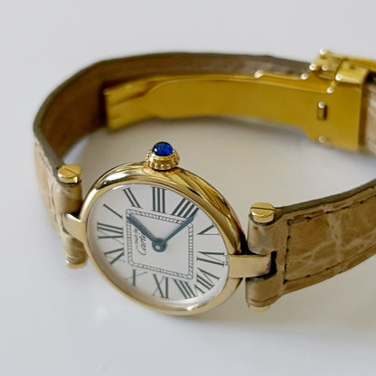 Cartier 1990s Vendome Opaline Watch SM