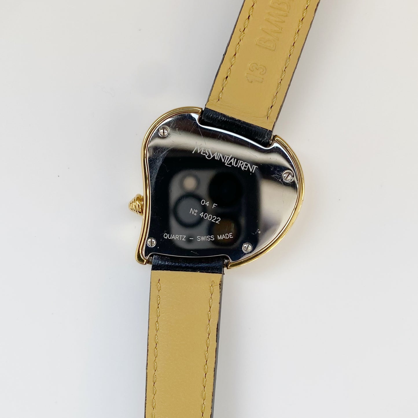 Yves Saint Laurent 1990s Heart Shaped Watch