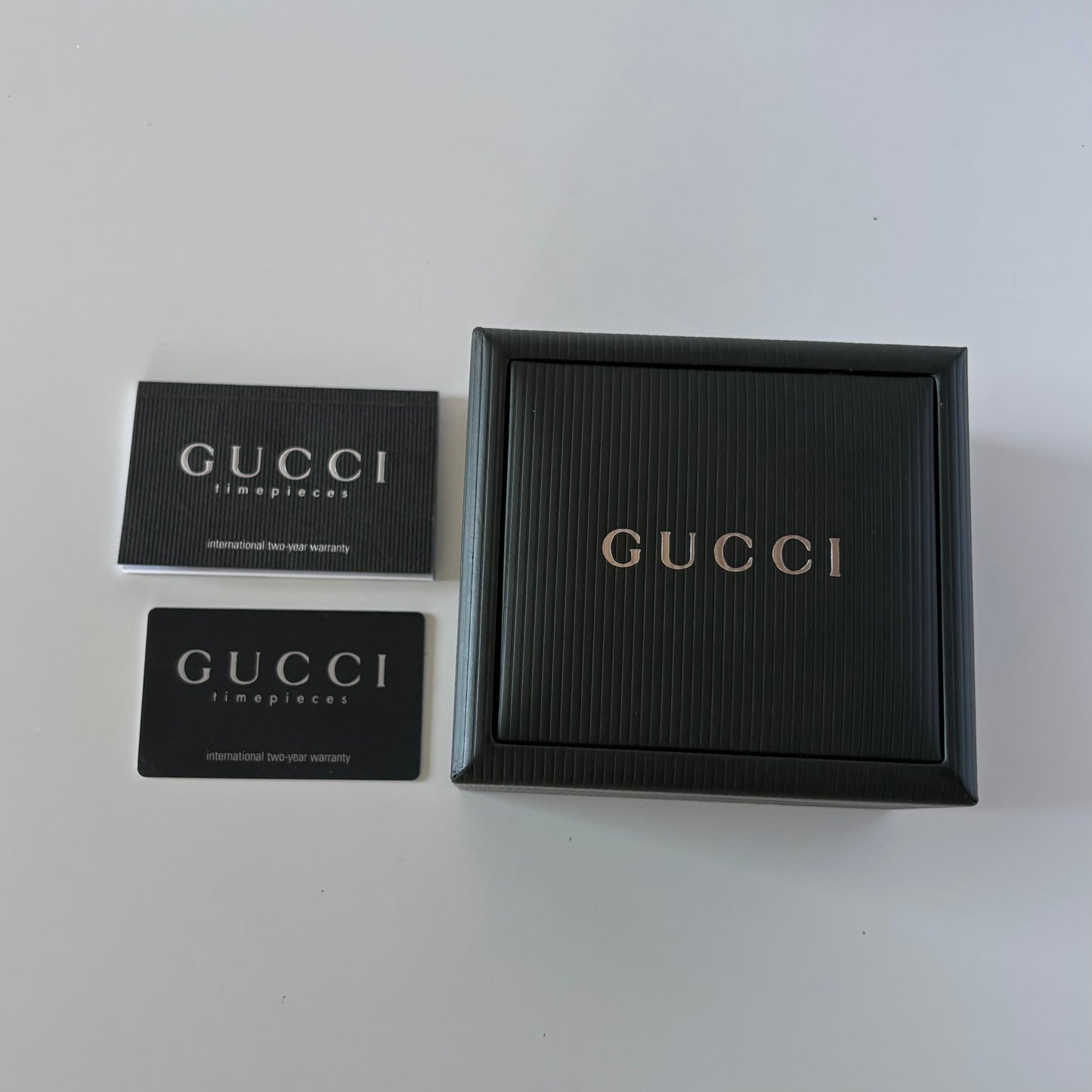 Gucci 1990s Square Dial Gold Plated Bangle Watch (Small)