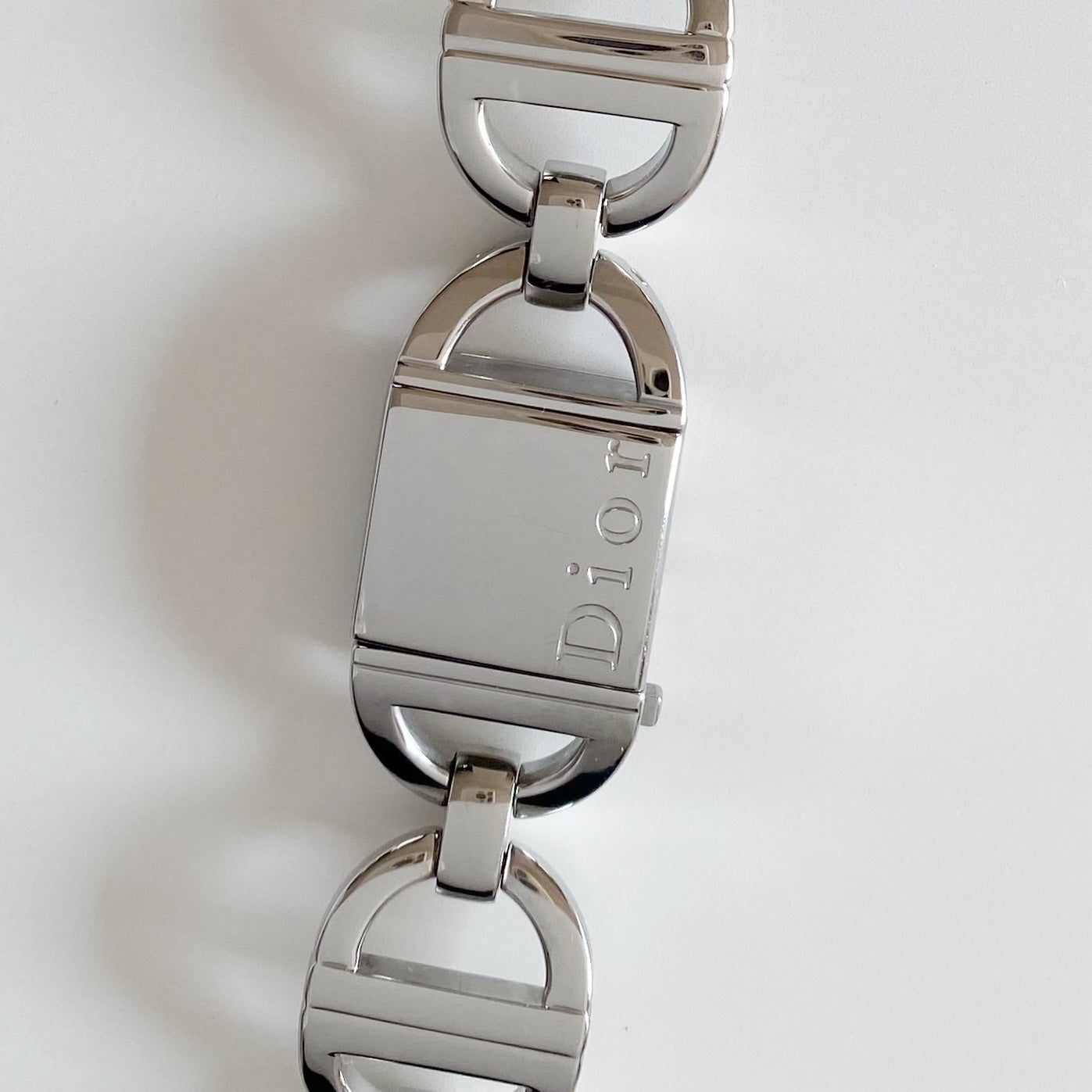 Dior Early 2000s Pandiora Mirror Dial Stainless steel Watch