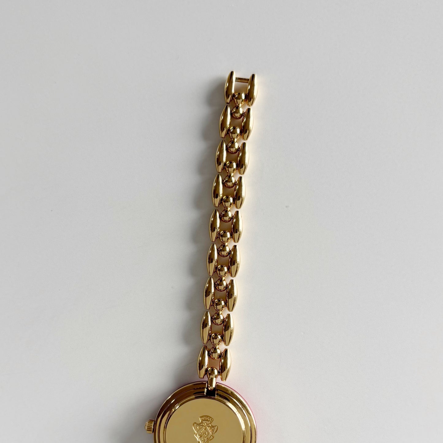 Gucci 1990s Interchangeable Bezel Gold Plated Watch with 6 bezels, case (165mm)