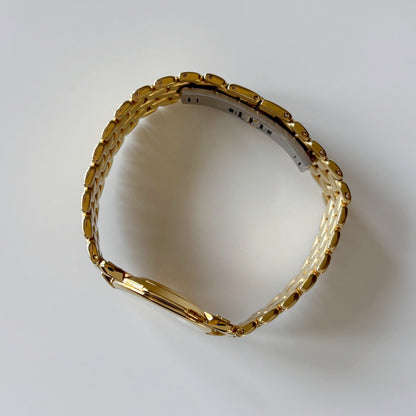 Gucci 1980s Round Dial Gold Plated Watch (Large)